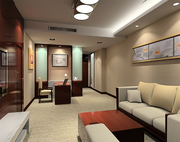 高端部隊(duì)綜合辦公樓裝修案例