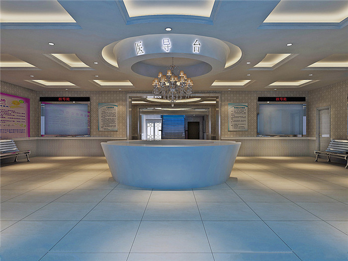 高新區(qū)大型綜合醫(yī)院導(dǎo)醫(yī)臺設(shè)計效果圖