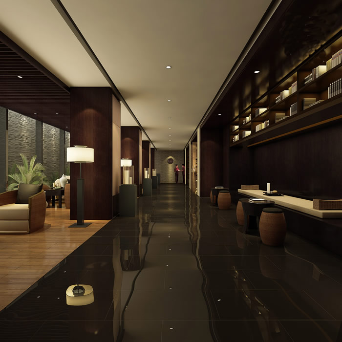 spa水療會(huì)所接待區(qū)設(shè)計(jì)效果圖