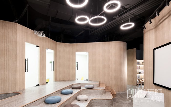 英語培訓(xùn)學(xué)校裝修設(shè)計效果圖