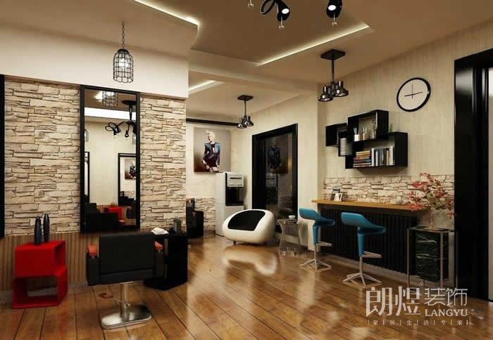 40平米理發(fā)店裝修設計