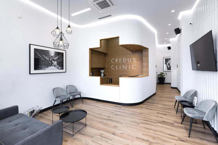 現(xiàn)代診所前臺裝修設(shè)計效果圖