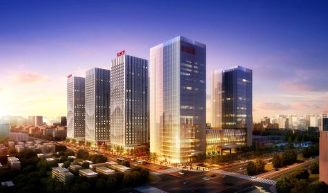 成都萬(wàn)達(dá)甲級(jí)寫(xiě)字辦公樓裝修效果圖