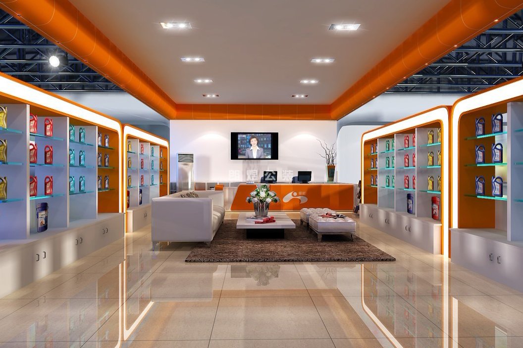 小型洗車(chē)店裝修效果圖