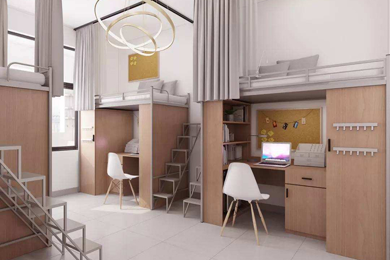 簡約風(fēng)格廠房宿舍裝修效果圖