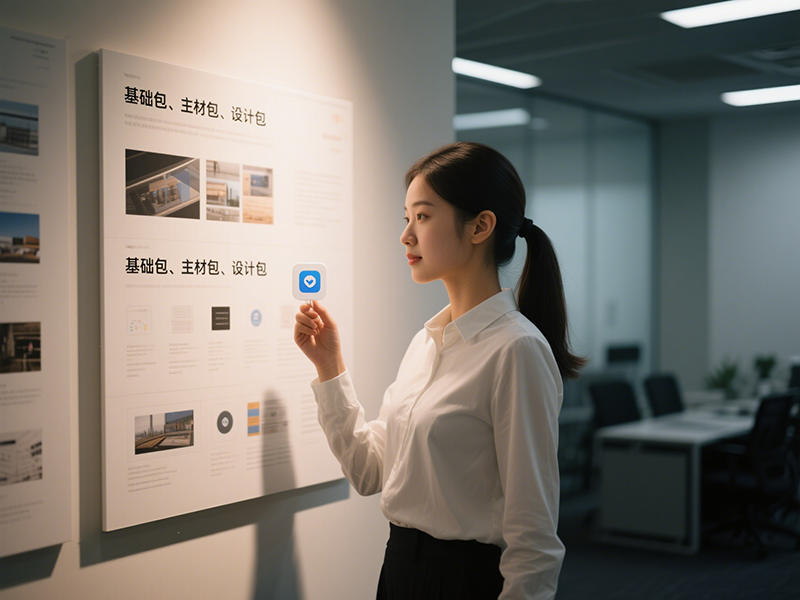 辦公室裝修基礎(chǔ)包、主材包、設(shè)計(jì)包