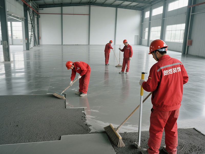 廠房地面金剛砂地坪施工